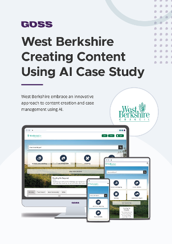 West Berkshire Creating Content Using AI Case Study Front Cover