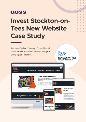 Invest Stockton New Website Case Study Front Cover